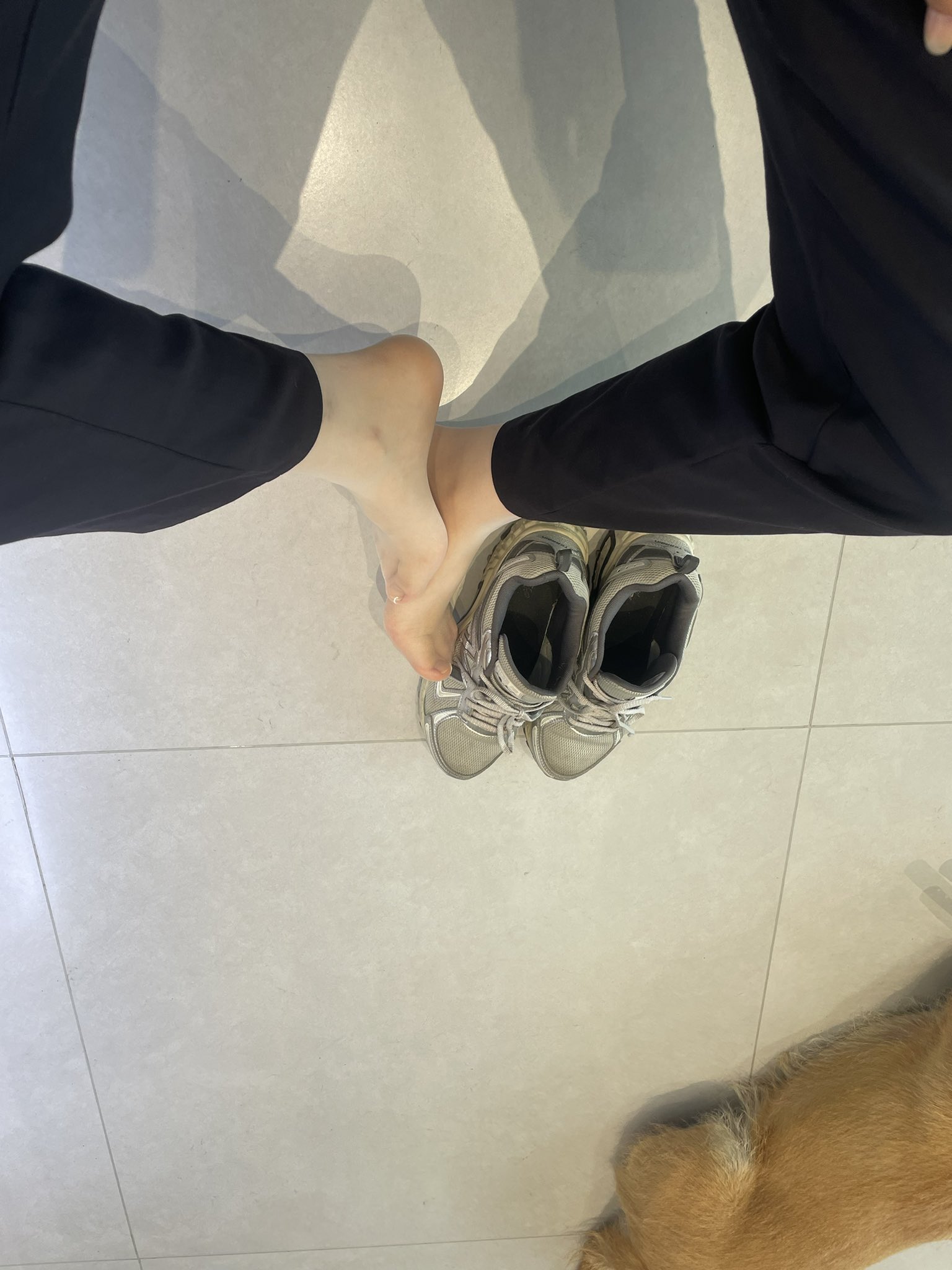 突然降温了,好想裸穿高跟